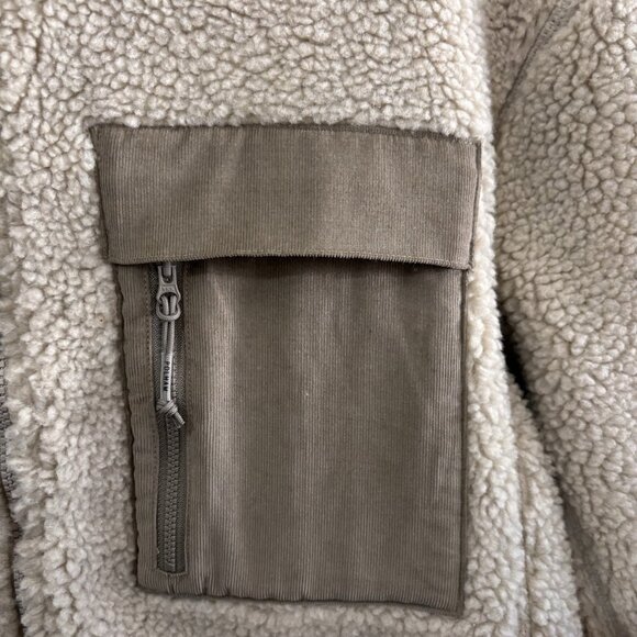 Polham Japan Sherpa Heavy Weight Jacket Front Pocket Beige Men XXL - Picture 2 of 12